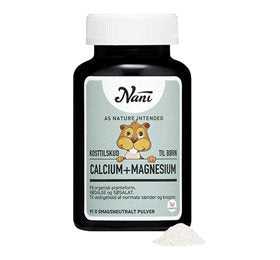 Se Nani Calcium+Magnesium børn 91 g. ✔ Kæmpe udvalg i Nani - Køb online på udsalg og tilbud lige nu ✔ Billig fragt og hurtig levering - Varenummer: Helsegrossisten-55381 og 5713258053050 på lager - Udsalg på Børn > Nani > Få op til 69% i rabat - Over 1.798 mærker samlet på udsalg