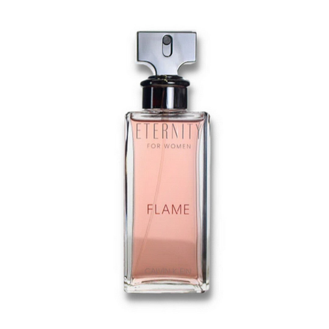 Flaske med Calvin Klein Eternity Flame eau de parfum, 100 ml, dameduft