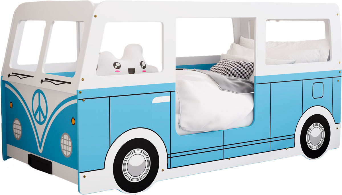 Se Campervan autocamper børneseng Blå (200 x 90 madras) ✔ Kæmpe udvalg i MegaLeg - Køb online på udsalg og tilbud lige nu ✔ Super billig fragt og lynhurtig levering - Varenummer: MMAction-183072 og 5712548182692 på lager - Udsalg på Børne Senge 190/200 cm Spar stort – op til 59% - Over 2.739 mærker med kæmpe udsalg