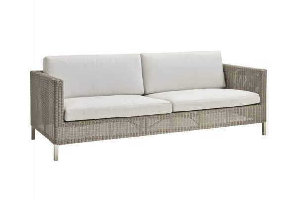 Se Cane-line Connect 3 pers. sofa m/hynder - Taupe/White ❤ Billig fragt og hurtig levering - Varenummer: Havemøbelland-DK1843 - Udsalg på CANE-LINE - Cane-line Havesofa- og Loungemøbler Op til 63% rabat - Over 1.329 brands på online udsalg