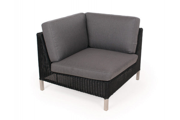 Se Cane-line Connect Hjørnemodul m/hynder - Sort/Grå ❤ Billig fragt og hurtig levering - Varenummer: Havemøbelland-DK2637 - Udsalg på CANE-LINE - Cane-line Havesofa- og Loungemøbler Store besparelser – op til 77% - Store besparelser på over 2.281 brands