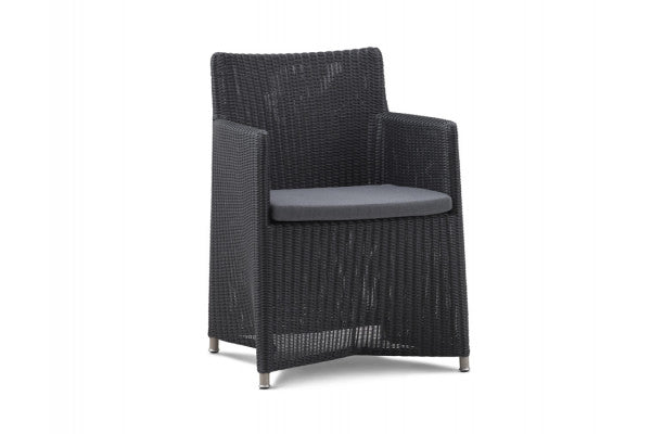Se Cane-line Diamond Stol m/hynde - Graphite/Grey ❤ Billig fragt og hurtig levering - Varenummer: Havemøbelland-DK2955 og barcode / Ean: 5711877033330 på lager - Udsalg på CANE-LINE - Cane-line Stole Spar stort – op til 53% - Over 2.739 kendte mærker online