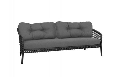 Se Cane-line Ocean Large 3 pers. Sofa - Dark Grey ✔ Kæmpe udvalg i  '-20% - Køb online på udsalg og tilbud lige nu ✔ Hurtig levering: 1 - 2 Hverdage samt billig fragt - Varenummer: HML-DK4017 og barcode / Ean: 5711877322366 på lager - Udsalg på CANE-LINE > Cane-line Havesofa- og Loungemøbler Spar op til 58% - Over 1354 kendte mærker på udsalg