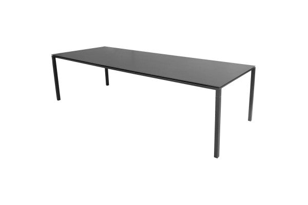 Se Cane-line Pure Havebord 100x280 cm - Lavagrå m/sort bordplade ❤ Kæmpe udvalg i -20% - Køb online på udsalg og tilbud lige nu ❤ Billig fragt og hurtig levering - Varenummer: Havemøbelland-DK3479 - Udsalg på CANE-LINE - Cane-line Borde Få op til 67% i rabat - Over 1.798 brands samlet på udsalg