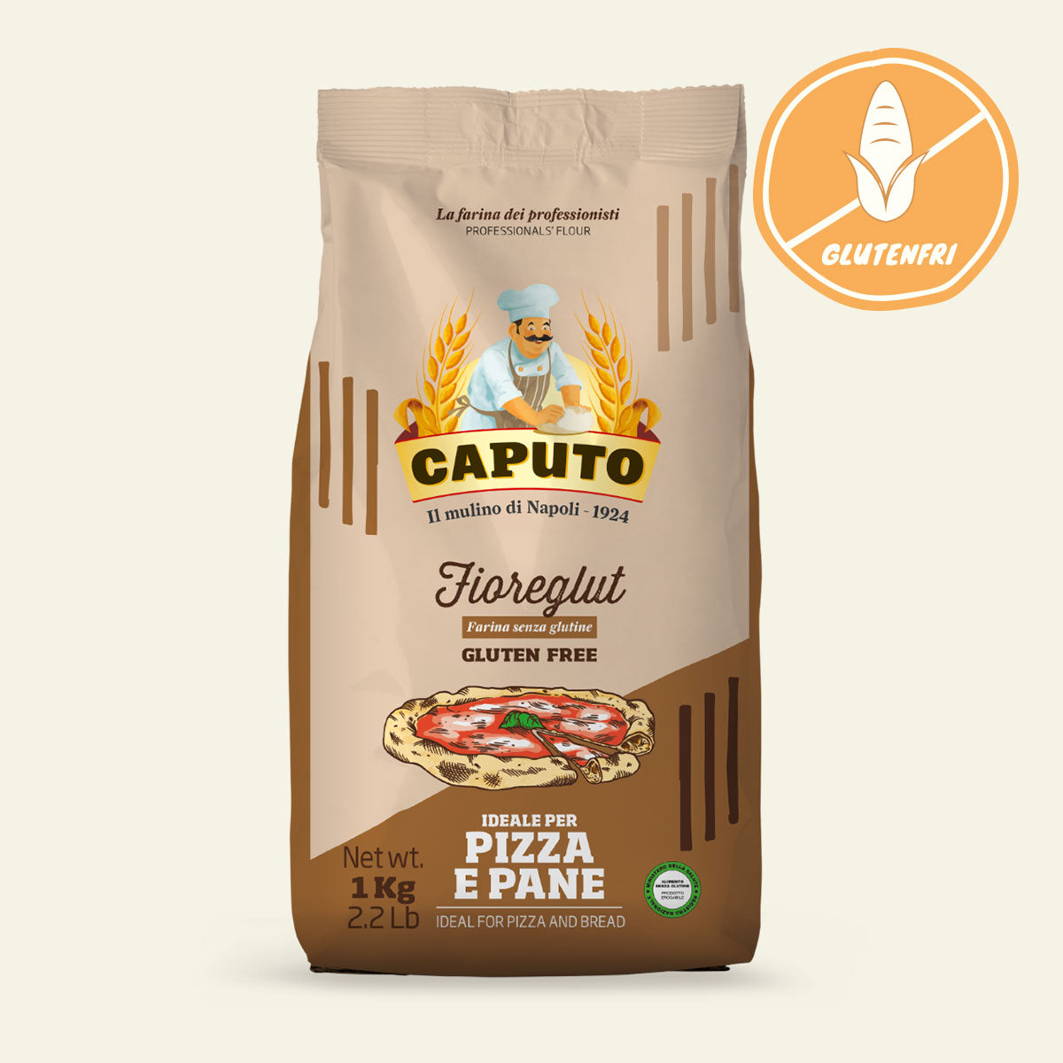 Caputo Fioreglut melblanding til pizza uden gluten