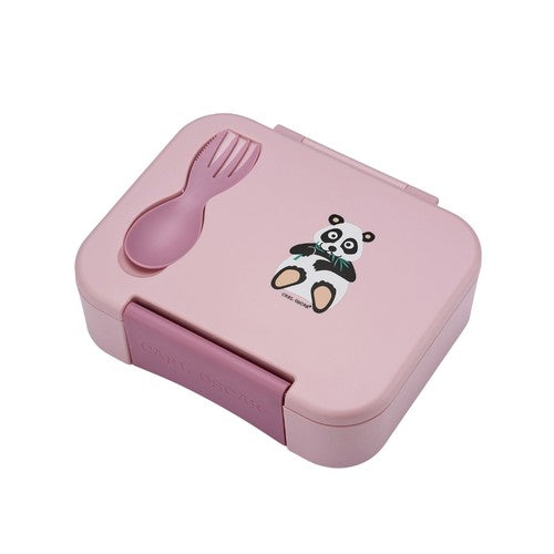 Carl Oscar BentoBOX madkasse med motiv, tre rum og bestik