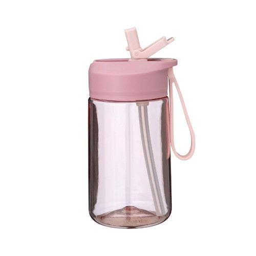 Carl Oscar HydraFlip drikkedunk til børn, 400 ml, med sugerør og lækagesikkert låg