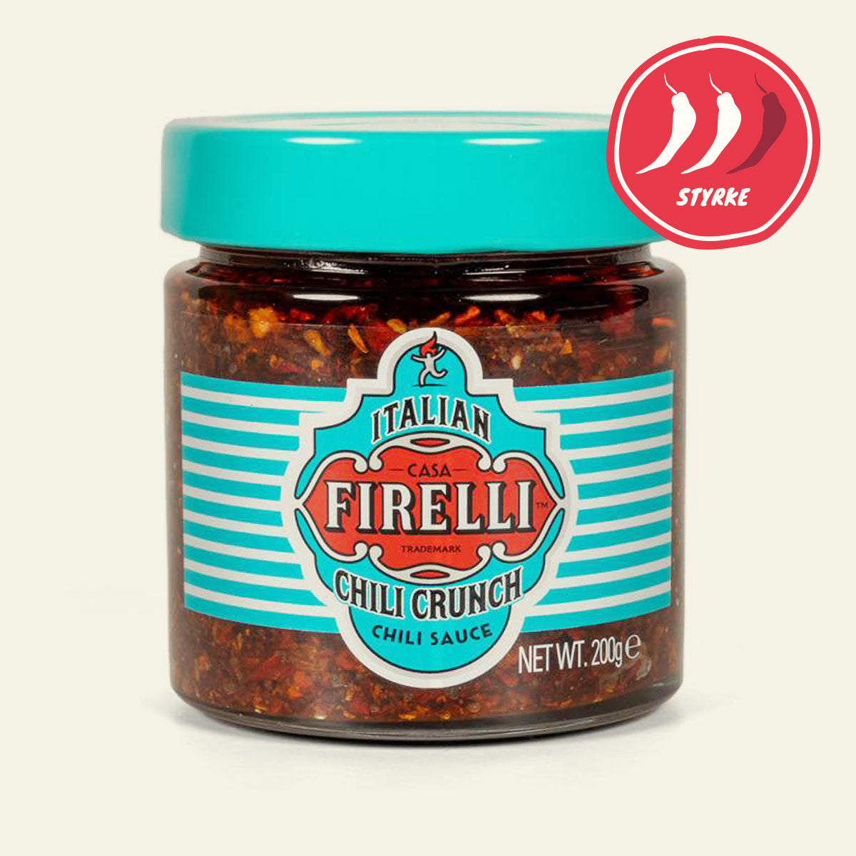 Casa Firelli Chili Crunch italiensk chiliolie
