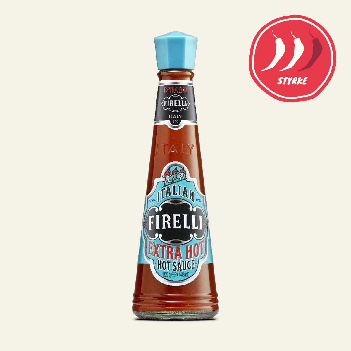 Casa Firelli Extra Hot Sauce, italiensk hot sauce fra Parma