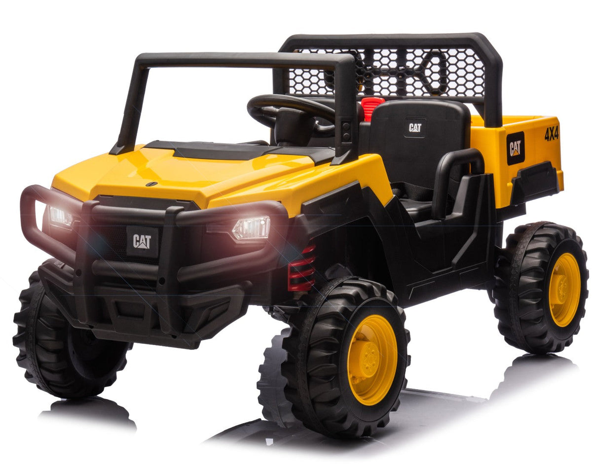 Se CAT Caterpillar El-UTV med Tiplad - 10,8V Lithium, 2sæder - Gul ❤ Kæmpe udvalg i MegaLeg - Køb online på udsalg og tilbud lige nu ❤ Super billig fragt og lynhurtig levering - Varenummer: Bolig&Haven-53513687466314 og barcode / Ean: på lager - Udsalg på Op til 57% rabat - Kendte mærker på udsalg – over 1.329 brands