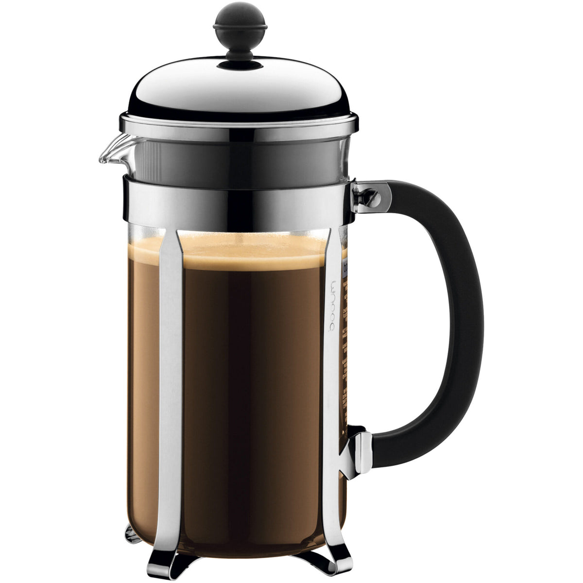 Bodum Chambord stempelkande i krom, 8 kopper og 1,0 liter