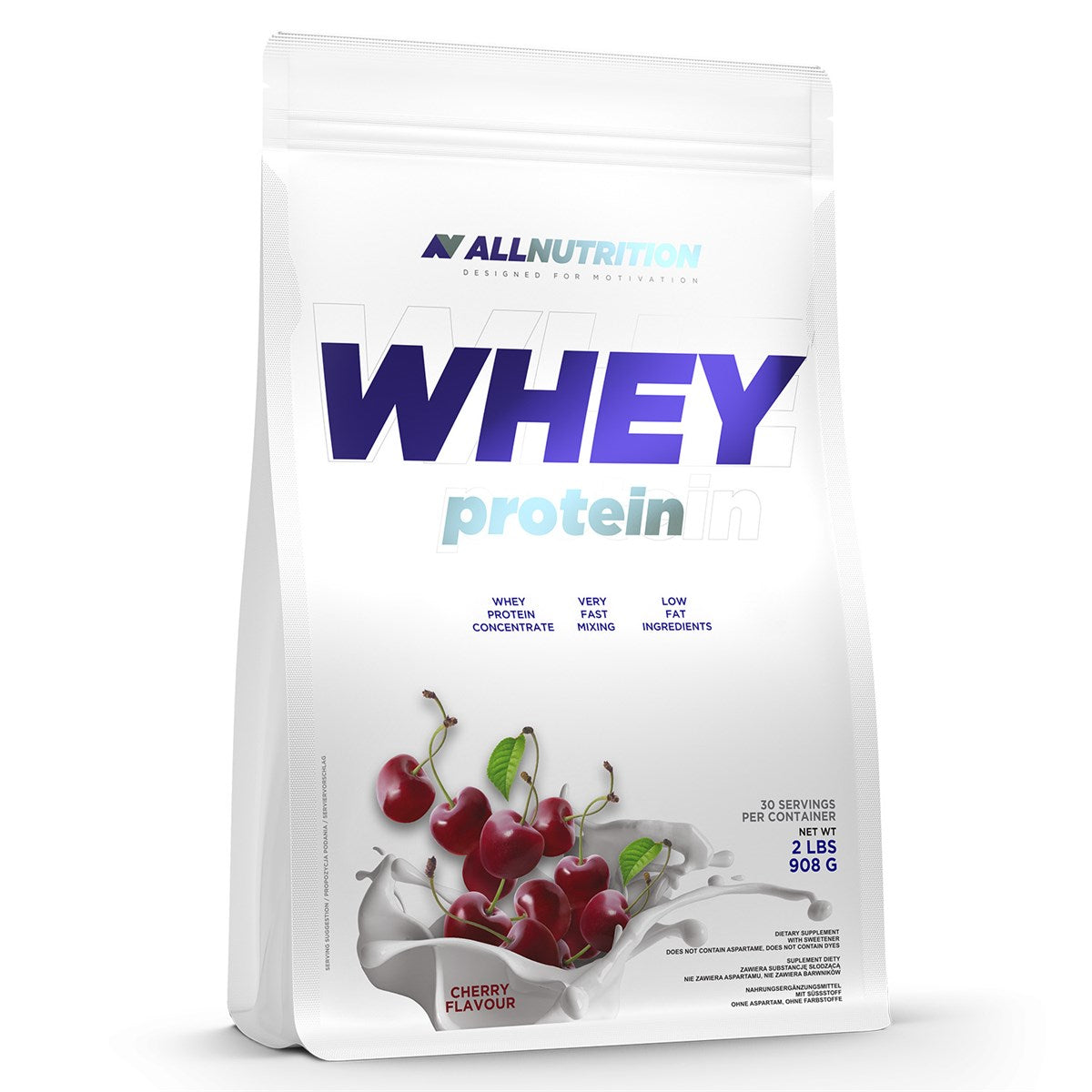 Allnutrition Whey Protein valleproteinpulver, bøtte på 908 g, Double Chocolate