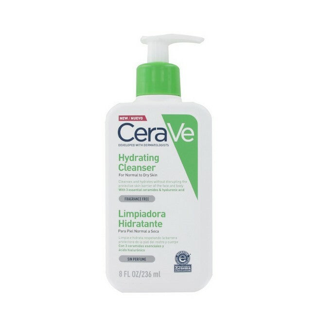 CeraVe Hydrating Cleanser til normal til tør hud, pakning på 236 ml