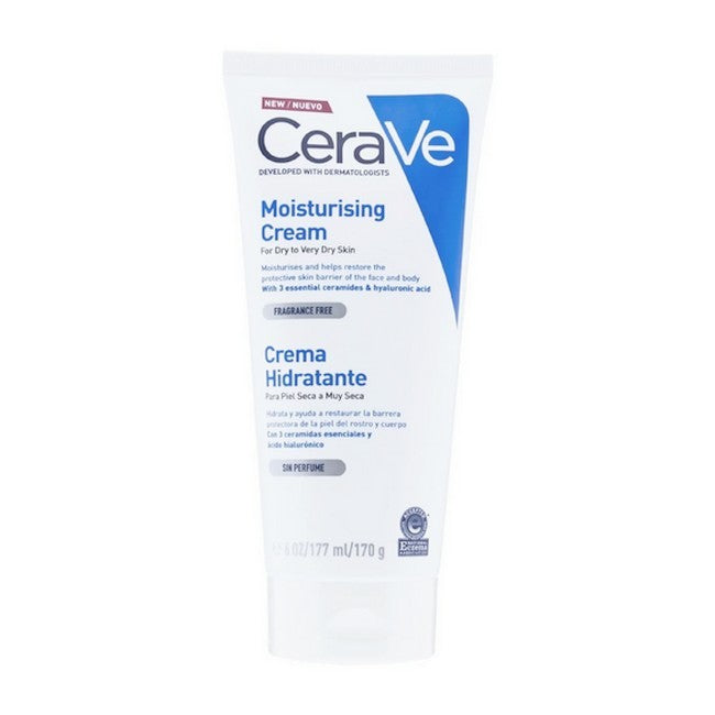 CeraVe Moisturising Cream til tør til meget tør hud, 177 ml
