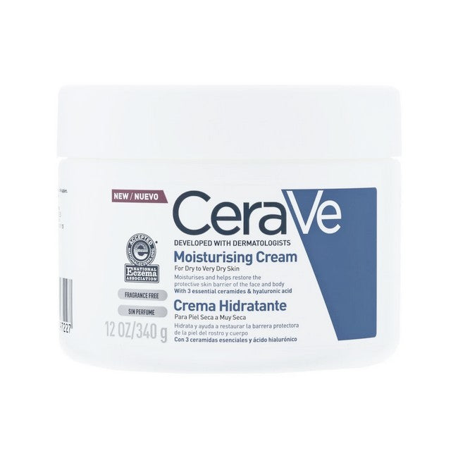 CeraVe Moisturising Cream i 340 ml-pakning til tør til meget tør hud