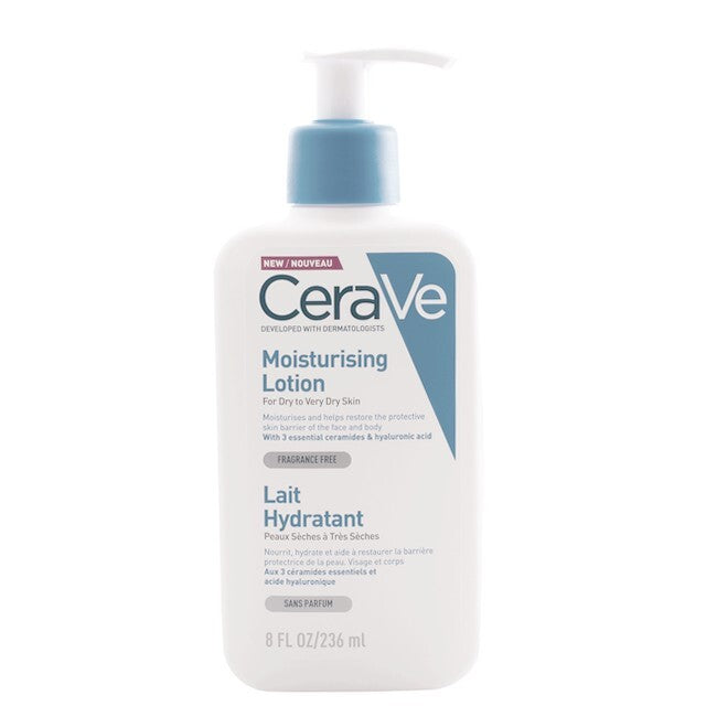 CeraVe Moisturising Lotion Dry To Very Dry Skin i flaske med 236 ml