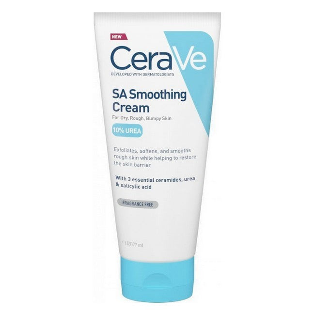 Tube eller beholder med CeraVe SA Smoothing Cream Dry Rough Bumpy Skin, 177 ml