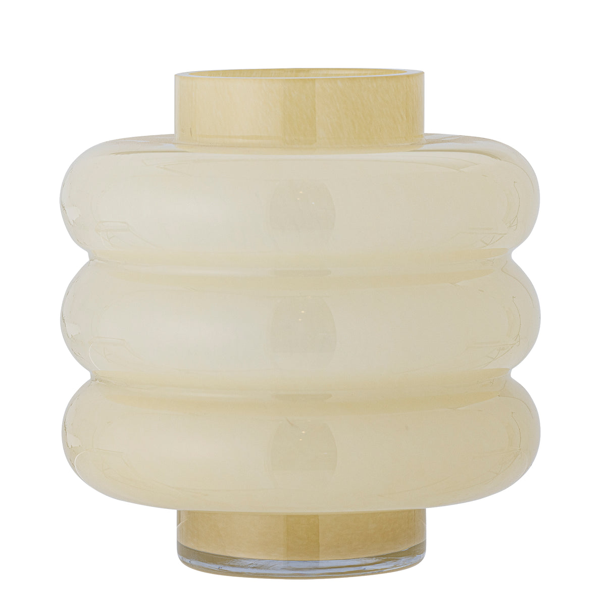 Bloomingville Sahara vase i gult glas