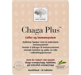 Se New Nordic Chaga Plus 30 tab. ✔ Kæmpe udvalg i New Nordic - Køb online på udsalg og tilbud lige nu ✔ Super billig fragt og lynhurtig levering - Varenummer: Helsegrossisten-45146 og 5021807008780 på lager - Udsalg på Sundhed > New Nordic > Immunforsvar Få op til 63% i rabat - Shop udsalg fra mere end 1.798 mærker