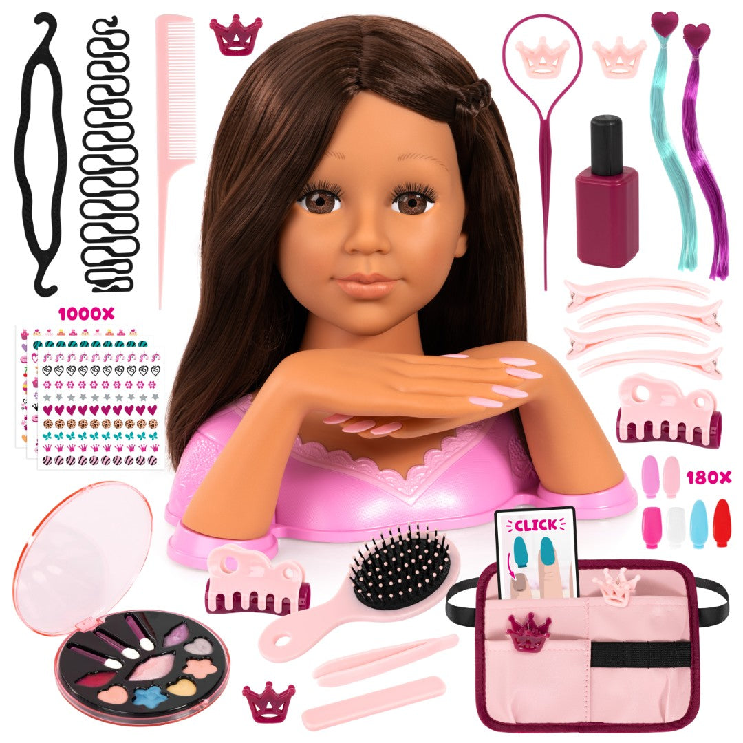 Se Charlene Magic Nails Sminkehoved og negle - Brunette 27 cm ✔ Kæmpe udvalg i Bayer Design - Køb online på udsalg og tilbud lige nu ✔ Hurtig levering til lave fragtpriser - Varenummer: MMAction-234102 og 4003336419771 på lager - Udsalg på Sminke- og frisørhoveder Store besparelser – op til 71% - Store besparelser på over 2.281 mærker