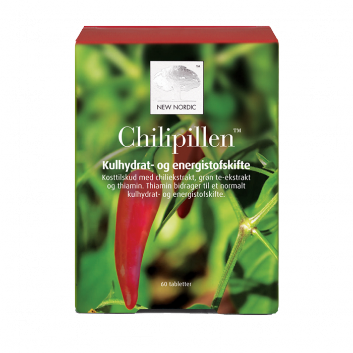 Se New Nordic Chilipillen 60 tabl. ✔ Kæmpe udvalg i New Nordic - Køb online på udsalg og tilbud lige nu ✔ Billig fragt og hurtig levering - Varenummer: Helsegrossisten-45840 og 5021807458400 på lager - Udsalg på Sundhed > Slank > Tilbud Spar stort – op til 71% - Kæmpe udsalg på over 2.739 mærker