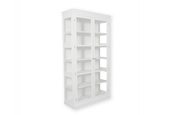 Se Christiansø Vitrineskab - 212x120x44 cm Hvid ❤ Billig fragt og hurtig levering - Varenummer: Havemøbelland-DK3810v975 - Udsalg på INDEMØBLER - Vitrineskabe Spar stort – op til 59% - Over 2.739 brands med daglige tilbud