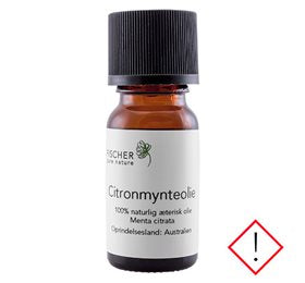 Se Fischer Pure Nature Citronmynteolie æterisk 10ml. ✔ Kæmpe udvalg i Fischer Pure Nature - Køb online på udsalg og tilbud lige nu ✔ Lav fragtpris og hurtig levering - Varenummer: Helsegrossisten-25569 og 5710918048036 på lager - Udsalg på Hus & Fritid > Aromaterapi, duftolier & æteriske olier > Store besparelser – op til 67% - Udsalg på mere end 2.281 populære mærker