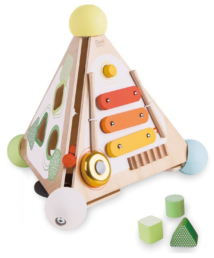Se Classic Aktivitets Pyramide Trælegetøj (fra 24 M) ✔ Kæmpe udvalg i Classic World - Køb online på udsalg og tilbud lige nu ✔ Hurtig levering til lave fragtpriser - Varenummer: MMAction-22954723 og 6927049054723 på lager - Udsalg på Baby Legetøj Op til 63% rabat - Over 1.329 mærker på online udsalg