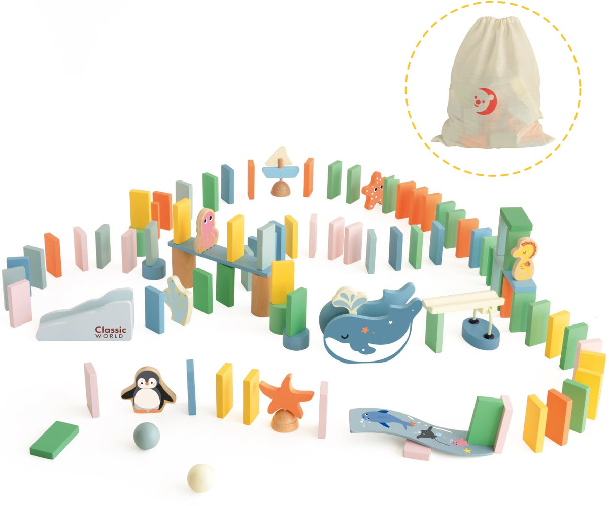 Se Classic Dominos træspil, hav tema (fra 36 M) ✔ Kæmpe udvalg i Classic World - Køb online på udsalg og tilbud lige nu ✔ Billig fragt og hurtig levering - Varenummer: MMAction-22920220 og 6927049022203 på lager - Udsalg på Træ Legetøj Op til 57% rabat - Find tilbud fra over 2.739 mærker