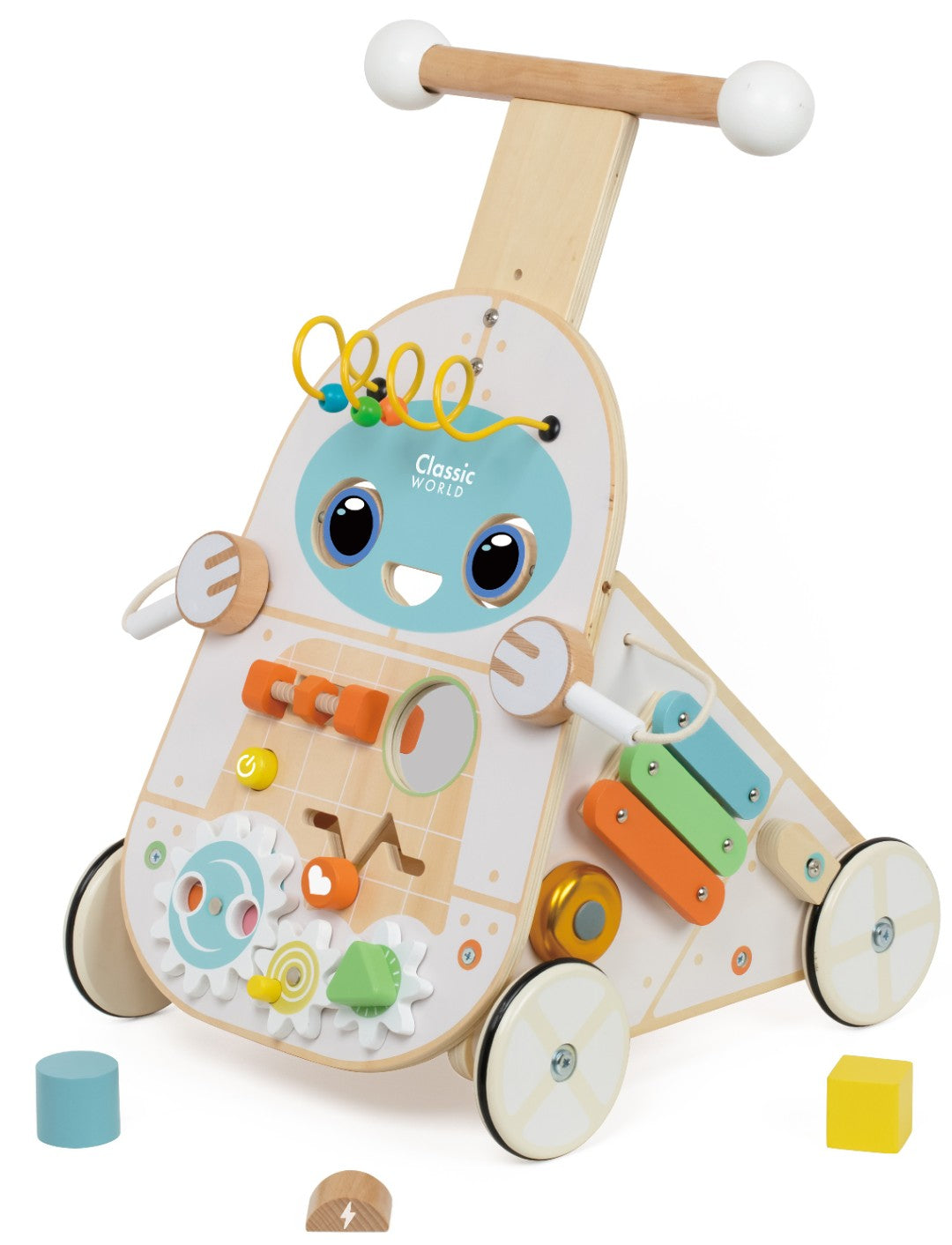 Se Classic Robot aktivitets Træ gåvogn (fra 12 M) ✔ Kæmpe udvalg i Classic World - Køb online på udsalg og tilbud lige nu ✔ Meget billig fragt og hurtig levering - Varenummer: MMAction-22910515 og 6927049015151 på lager - Udsalg på Baby Legetøj Spar op til 51% - Over 785 kendte mærker på udsalg