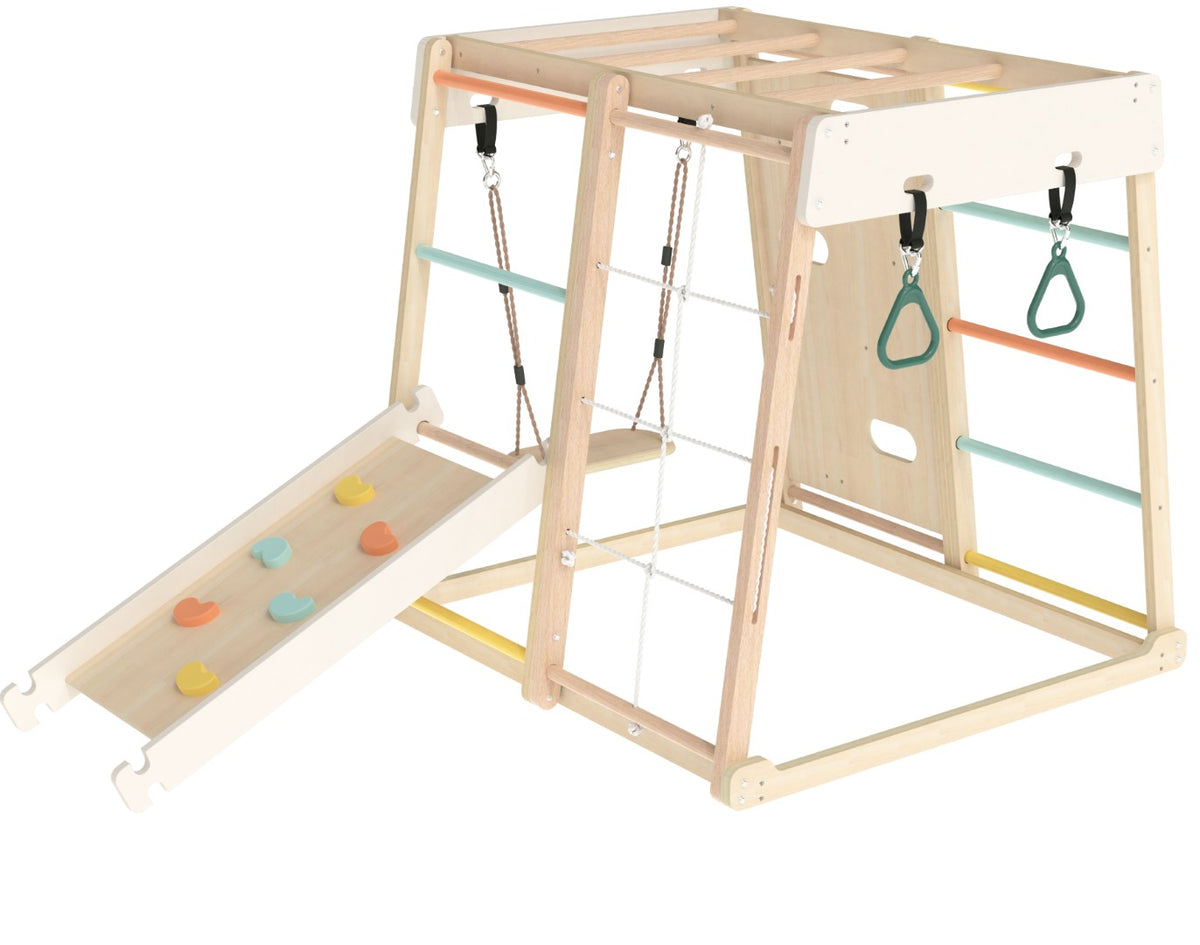 Se Classic World 8-i-1 Klatrestativ med Rutsjebane, Gynge og Gymnastikringe ✔ Kæmpe udvalg i Classic World - Køb online på udsalg og tilbud lige nu ✔ Lav fragtpris og hurtig levering - Varenummer: MMAction-22960012 og 6927049060120 på lager - Udsalg på Aktivitetsmøbler Spar helt op til 73% - Stort udsalg på over 739 mærker
