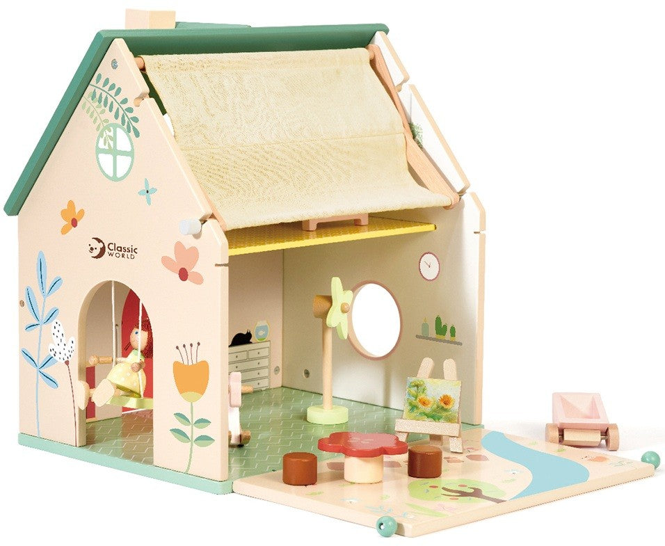 Se Classic World Blomsterhytte Træ Dukkehus med tilbehør ✔ Kæmpe udvalg i Classic World - Køb online på udsalg og tilbud lige nu ✔ Lav fragtpris og hurtig levering - Varenummer: MMAction-22950563 og 6927049055638 på lager - Udsalg på Dukkehuse Få op til 63% i rabat - Shop populære mærker fra over 2.739 mærker