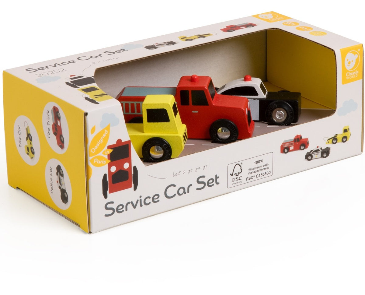 Se Classic World Køretøjer i træ 3 udryknings- og servicebiler ✔ Kæmpe udvalg i Classic World - Køb online på udsalg og tilbud lige nu ✔ Billig fragt og hurtig levering - Varenummer: MMAction-22920252 og 6927049022524 på lager - Udsalg på Træ Legetøj Få op til 69% i rabat - Over 1.798 mærker samlet på udsalg