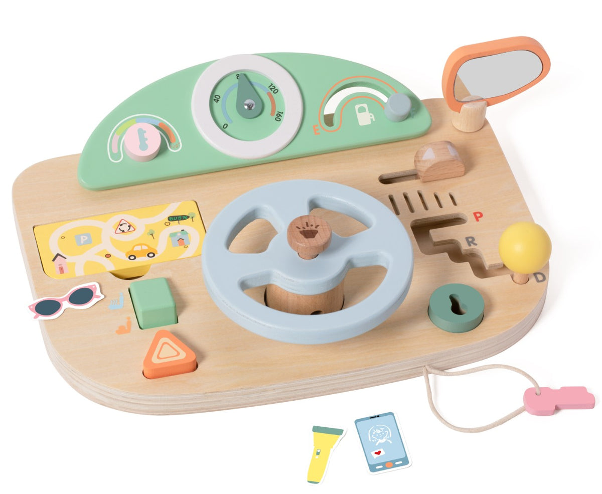 Se Classic World Træ BilRat med Instrumentbræt aktivitetslegetøj (fra 24 mdr.) ✔ Kæmpe udvalg i Classic World - Køb online på udsalg og tilbud lige nu ✔ Super billig fragt og lynhurtig levering - Varenummer: MMAction-22920259 og 6927049022593 på lager - Udsalg på Baby Legetøj Op til 57% rabat - Over 1.329 mærker på online udsalg
