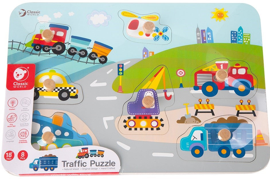 Se Classic World Trafik Træ Puslespil (18+ mdr) ✔ Kæmpe udvalg i Classic World - Køb online på udsalg og tilbud lige nu ✔ Super billig fragt og lynhurtig levering - Varenummer: MMAction-2293611 og 6927049003394 på lager - Udsalg på Puslespil fra 0 år Op til 57% rabat - Kendte mærker på udsalg – over 1.329 mærker