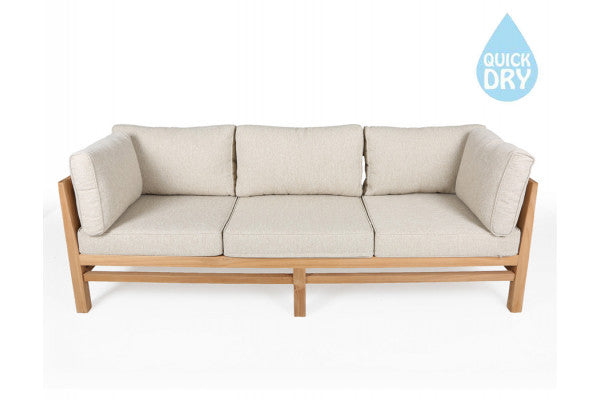 Colorado 3 personers havesofa i kerneteak med Aspen QuickDry hynder