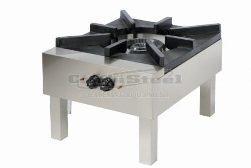 Combisteel gaskogebord til professionelt køkken med 18 kW effekt
