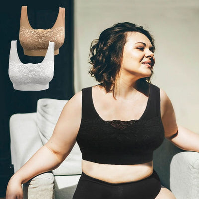 Se Comfort Bra - pakke med 3 stk. (BH med blonder) ✔ Kæmpe udvalg i  Satana ✔ Hurtig levering: 1 - 2 Hverdage samt billig fragt - Varenummer: STAA-173250 og barcode / Ean:  på lager - Udsalg på BH'er og tilbehør > TØJ & SKO Spar op til 65% - Over 1354 design brands på udsalg