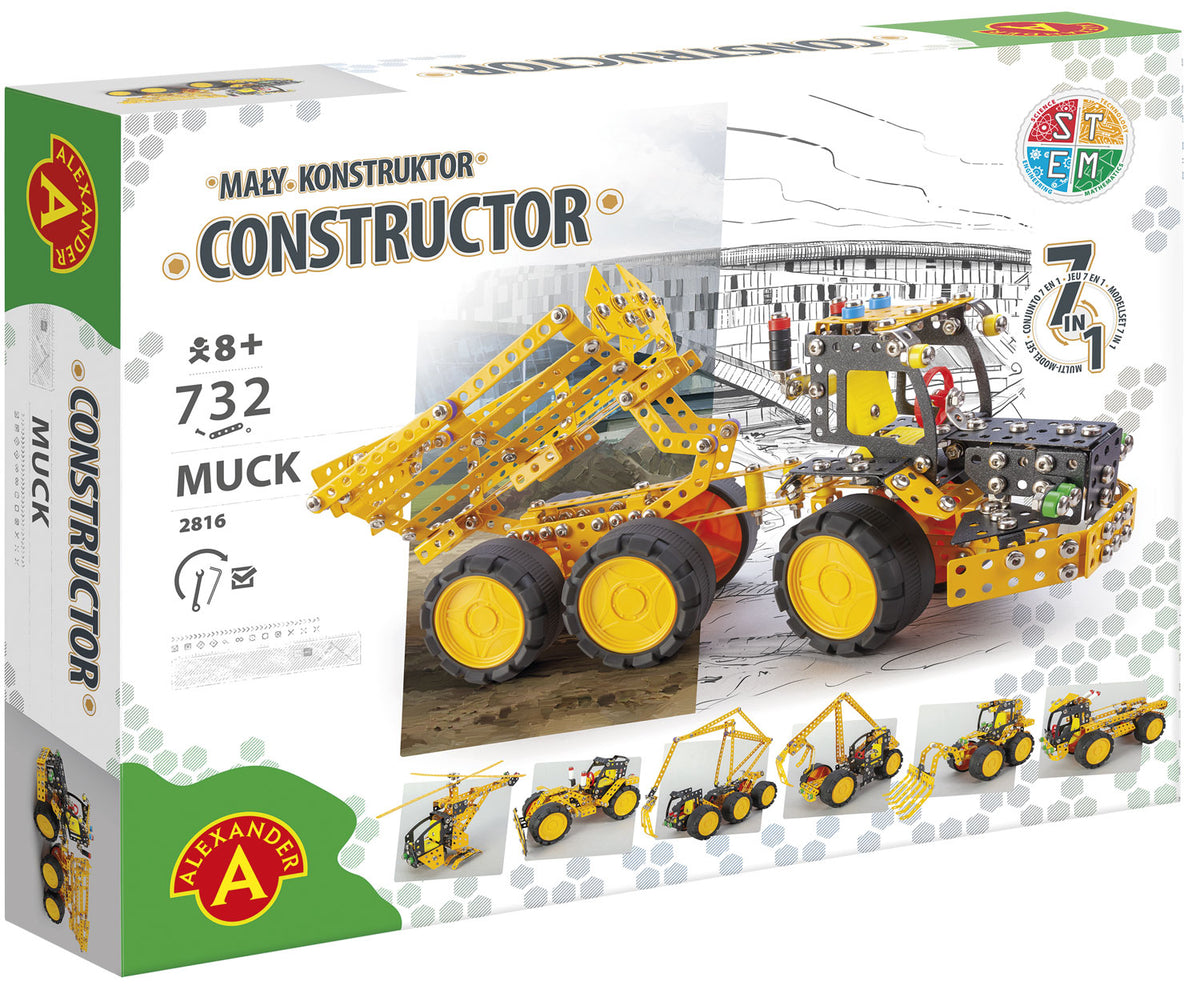 Se Constructor Pro Muck 7-i-1 Metal Konstruktionsbyggesæt ✔ Kæmpe udvalg i Alexander - Køb online på udsalg og tilbud lige nu ✔ Billig fragt og hurtig levering - Varenummer: MMAction-2182816 og 5906018028164 på lager - Udsalg på Metal Konstruktionsbyggesæt Spar helt op til 79% - Kæmpe udsalg på over 739 mærker