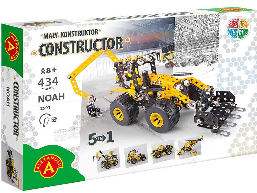 Se Constructor Pro NOAH 5-i-1 Metal Konstruktionsbyggesæt ✔ Kæmpe udvalg i Alexander - Køb online på udsalg og tilbud lige nu ✔ Billig fragt • Hurtig levering - Varenummer: MMAction-2182591 og 5906018025910 på lager - Udsalg på Metal Konstruktionsbyggesæt Store besparelser – op til 77% - Store besparelser på over 2.739 mærker