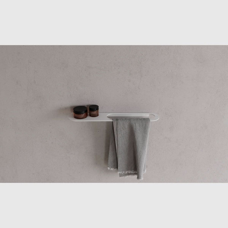 Se tilbud på Copenhagen Bath CB 100 håndklædeholder med hylde - mat hvid. Billigt udsalg! Køb online nu. Hurtig levering: 1-2 hverdage. Varenummer: BADE-38043679064253.