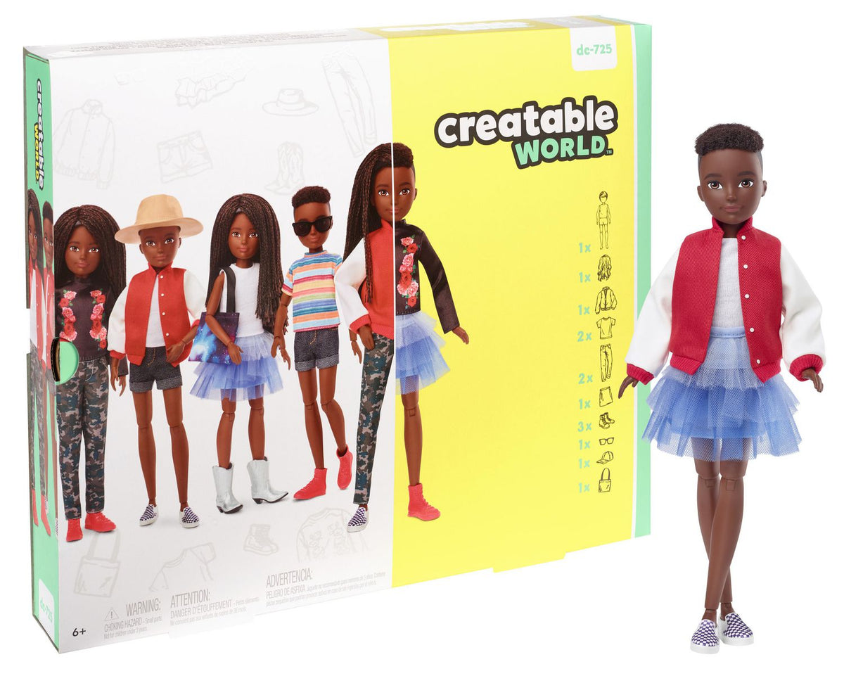 Se Creatable World Deluxe Dukke med sort flettet hår ✔ Kæmpe udvalg i Mattel - Køb online på udsalg og tilbud lige nu ✔ Super billig fragt og lynhurtig levering - Varenummer: MMAction-197107 og 887961778359 på lager - Udsalg på Dukker (Mode) Op til 57% rabat - Mere end 1.329 populære mærker på udsalg