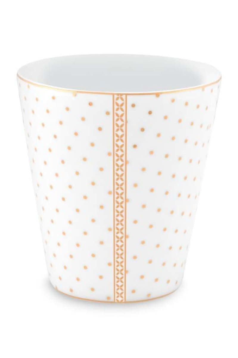 Se tilbud på Mug without Ear Royal Yerseke Golden Dots 230ml! Billigt udsalg på Pip Studio. Køb online nu! Hurtig levering, 1-2 hverdage. Varenummer: CADEC-51.002.278. Spar op til 51%.