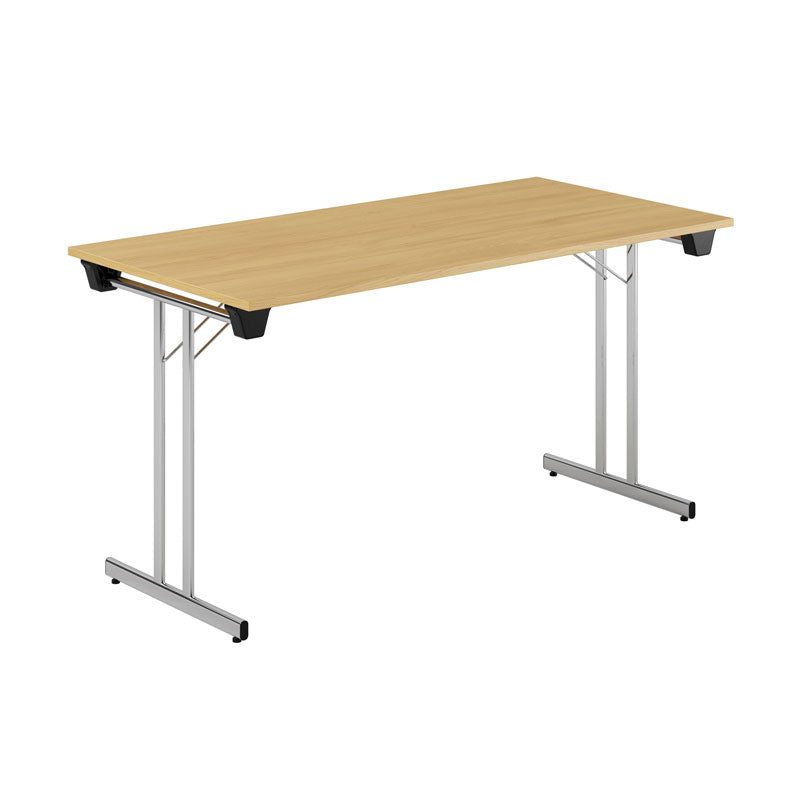 Dinner Style - 140x70cm - Sammenklappeligt bord - Eg-krom