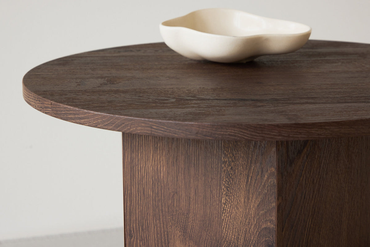 Se Venture Home Tekla - rundt sofabord Ø60 cm - mocca MDF med laminatoverflade i træstruktur ❤ Kæmpe udvalg i Venture Home - Køb online på udsalg og tilbud lige nu ❤ Billig fragt • Hurtig levering - Varenummer: Bolig&Haven-52765536551242 og barcode / Ean: 7340220846389 på lager - Udsalg på Få op til 67% i rabat - Shop udsalg fra mere end 1.798 mærker
