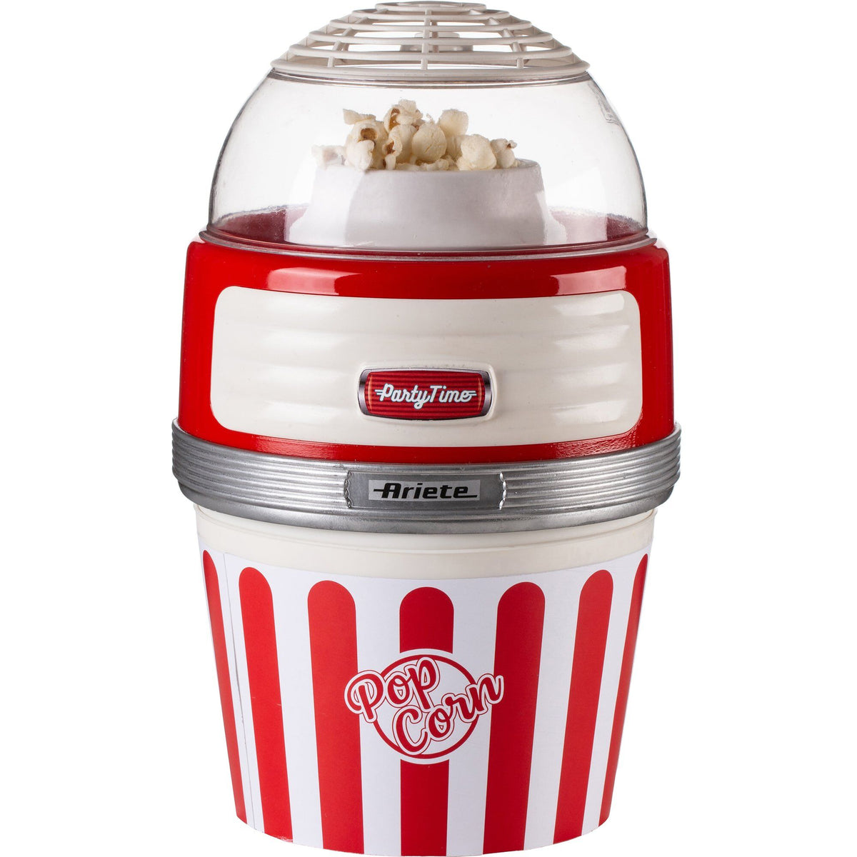 Rød Ariete Party Time popcornmaskine i XL til filmhygge