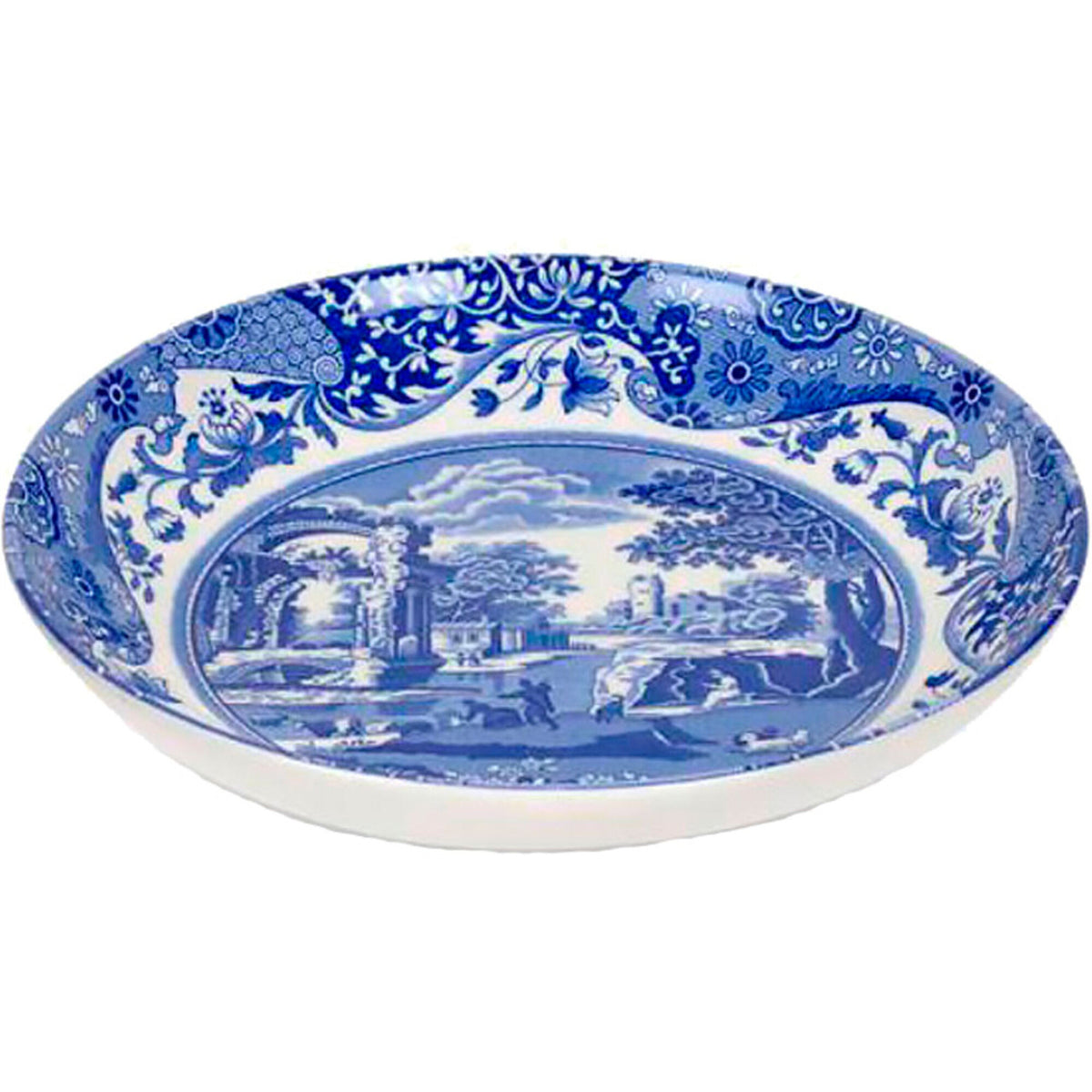Spode Blue Italian pastaskål i porcelæn med hvidt og blåt Imari-mønster