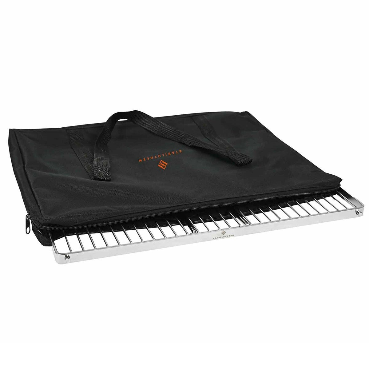 Stabilotherm BBQ grillrist i rustfrit stål, large, med fold-ud-ben