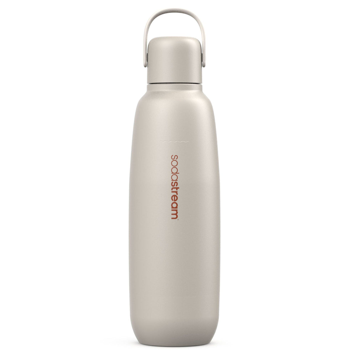 Sodastream Fizz & Go Cool DWS flaske i rustfrit stål, 0,9 liter, farven sand