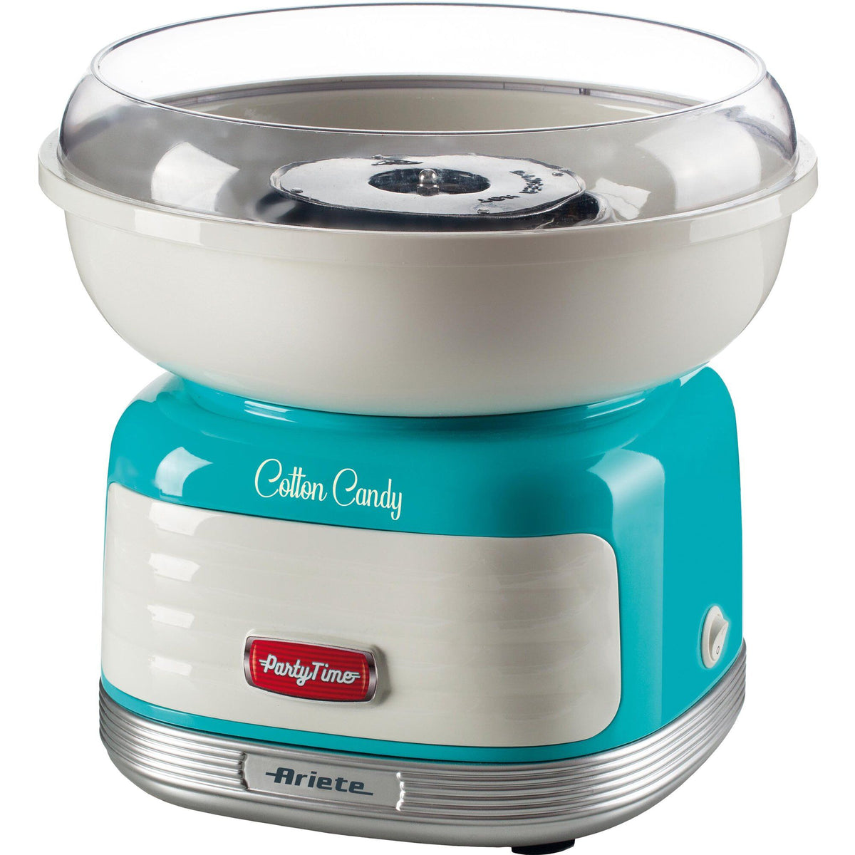 Ariete Party Time candyfloss-maskine i blå med retrodesign